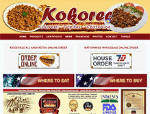 Tablet Screenshot of kokorecusa.com